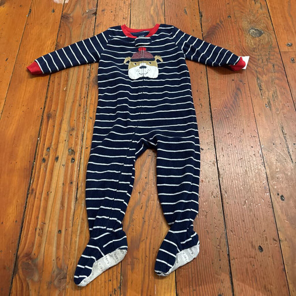 Fleece footed PJs - 24M