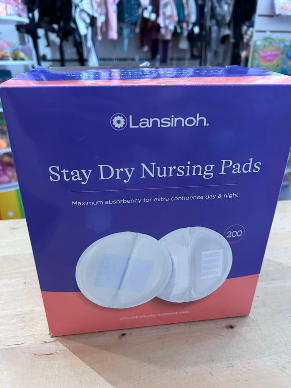 200 pk Lansinoh stay dry nursing pads - opened but only 2-3 used