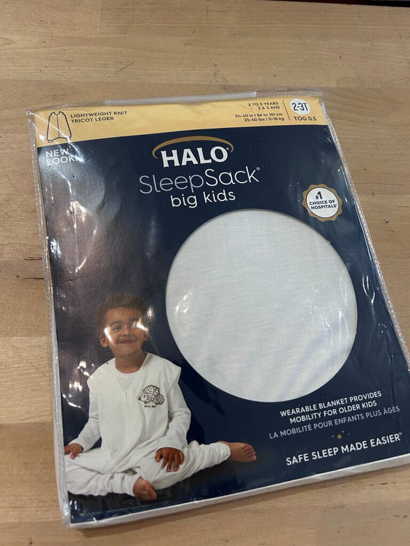 Lightweight knit footed sleepsack - NWT - 2-3T