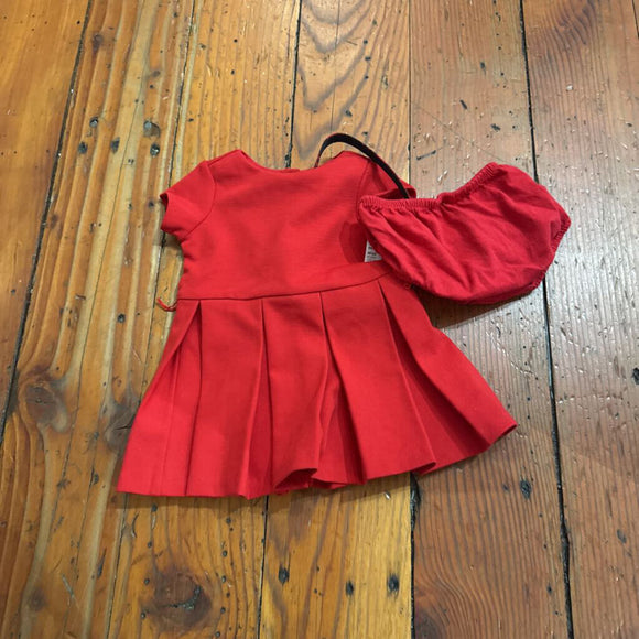 Dress with Belt & Diaper Cover - 3M