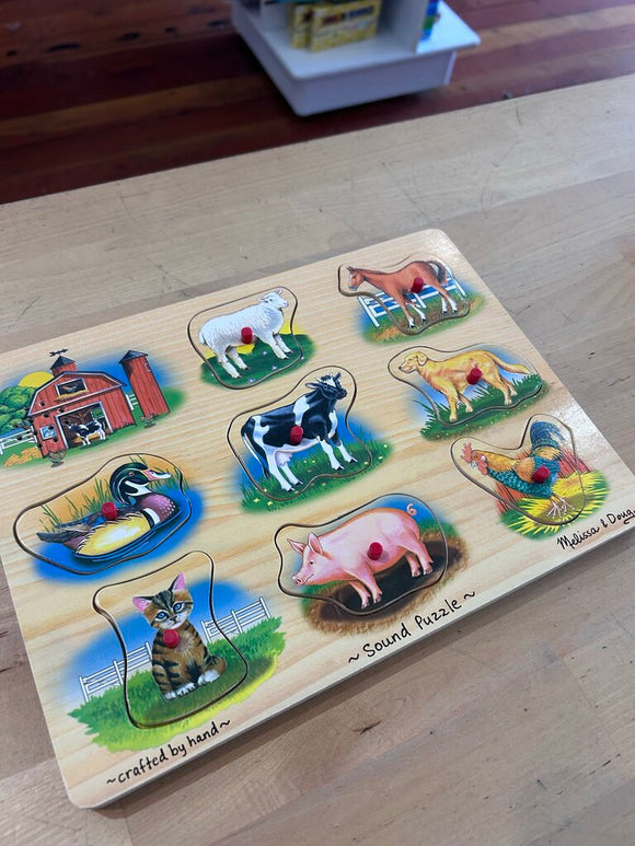 Melissa & Doug Sound Puzzle - animals