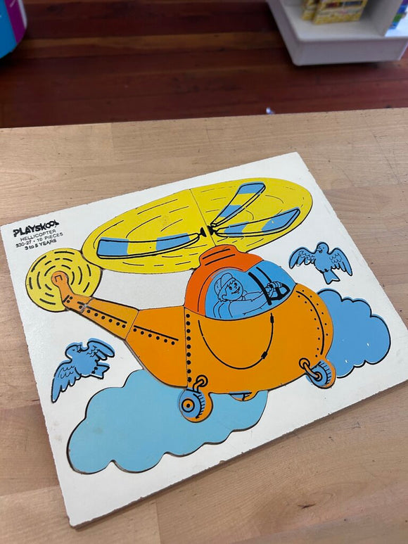 Playskool Vintage puzzle - hellicopter