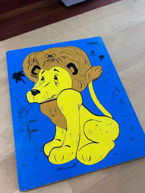Playskool Vintage puzzle - lion