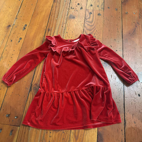 Velvet dress - 5T