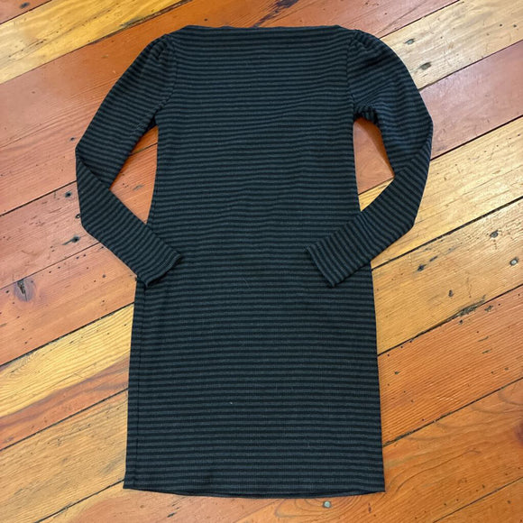 Boat Neck Maternity Dress - 0