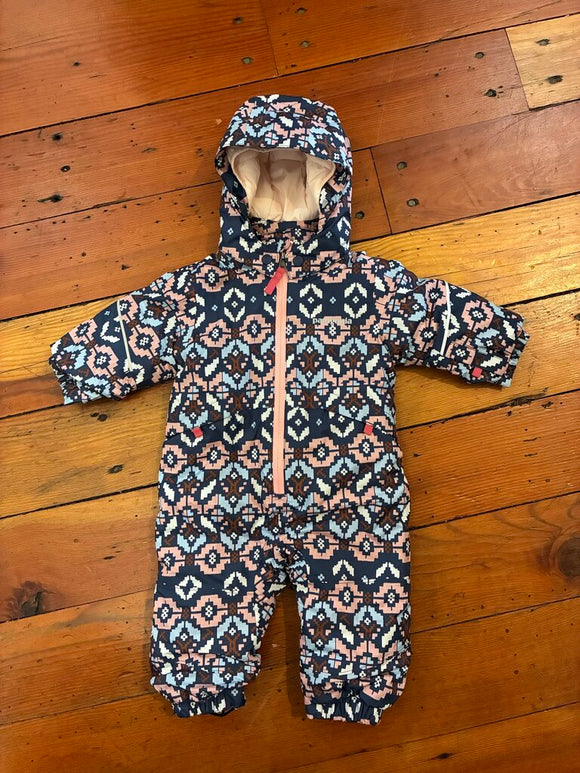 Baby Snow Pile One-Piece Bunting - 3-6M