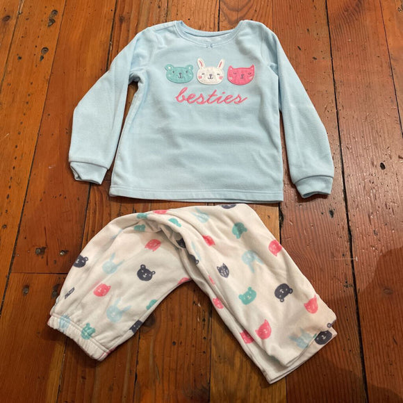 2 piece fleece PJs - 6