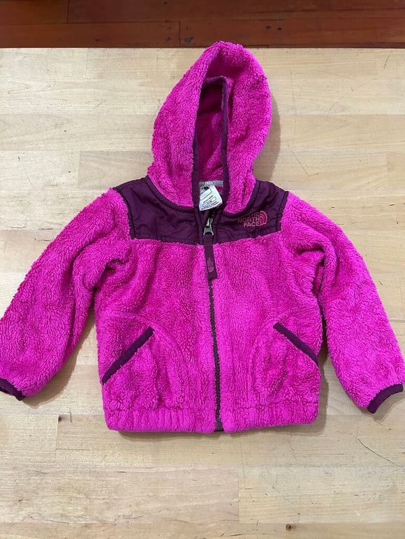 Fleece Hooded Jacket - 6-12M - slight matting around zipper
