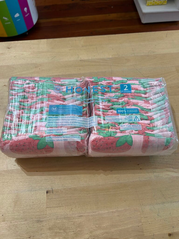 Honest Diapers - size 2 - 38ct