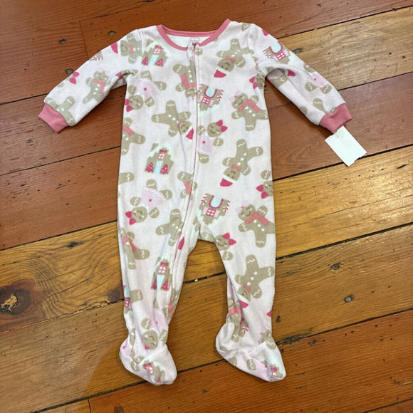 Fleece footed Pjs - 9M