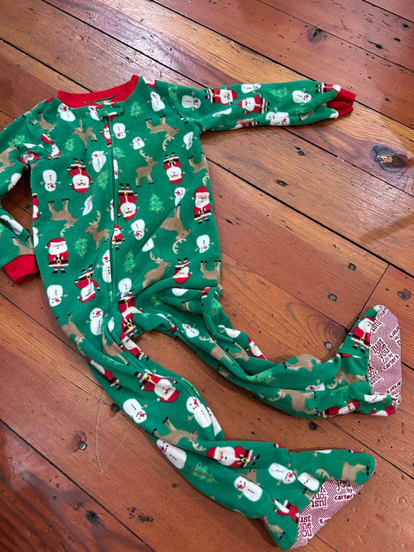 Fleece footed PJs - 4T