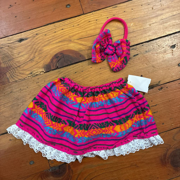 Skirt & headband - approx 12M