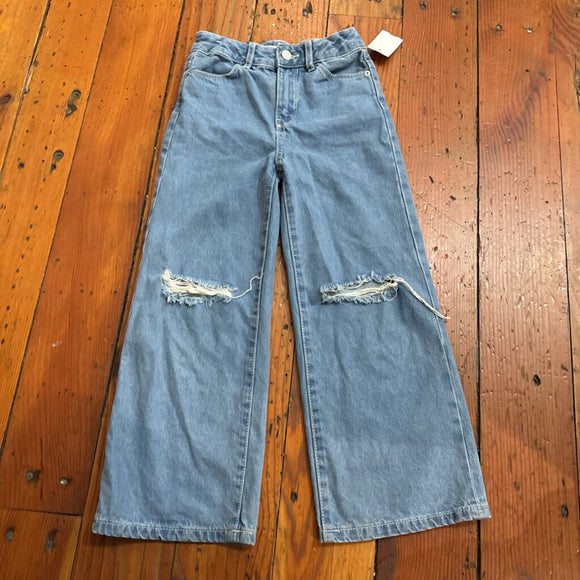 High Rise Wide Leg Jeans - 7