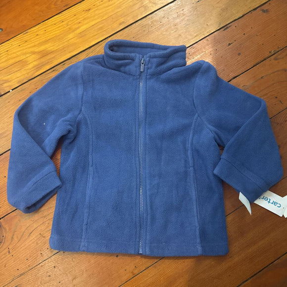 Fleece zip up NWT - 4T