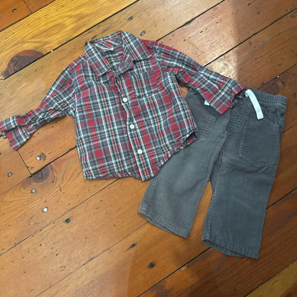 2 piece vintage outfit - 12-18M