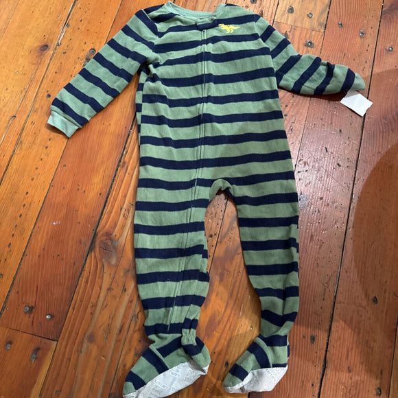 Fleece footed PJs - 3T