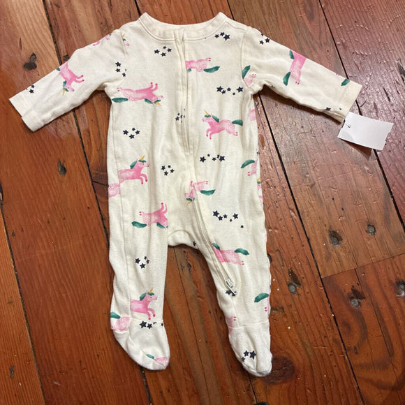Cotton Pjs - 0-3M