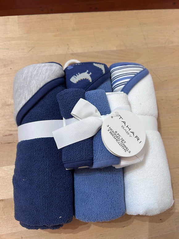 6 pc set towels & washcloths - new