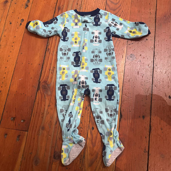 Fleece footed PJs - 18M
