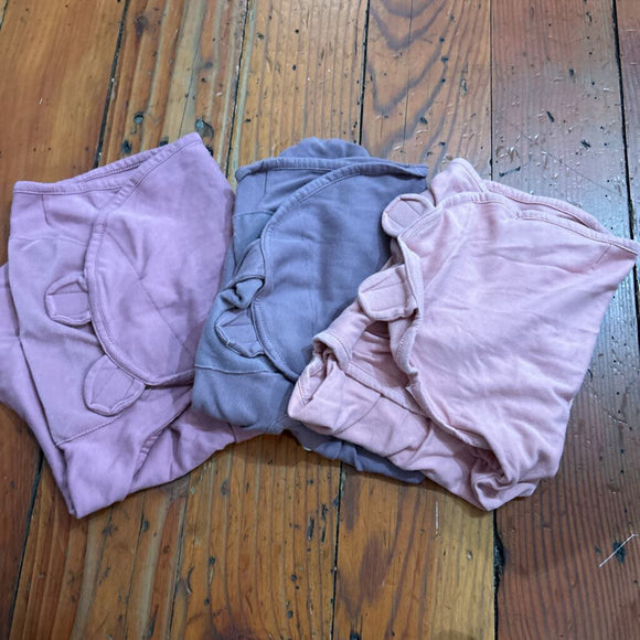 3pk Velcro Swaddles - 3-6M