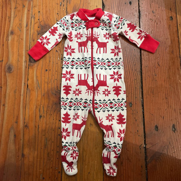 Organic footed PJs -0-3M