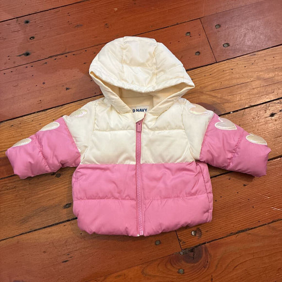 Puffy coat - NWOT - 0-3M