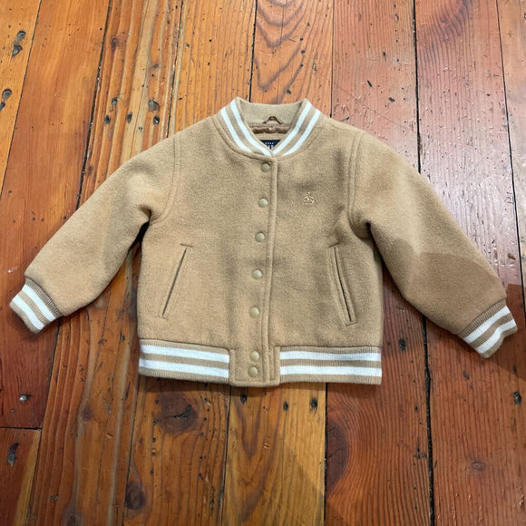 Wool bomber jacket tan - 3T