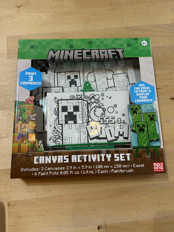 Minecraft Canvas Activity Set - NEW