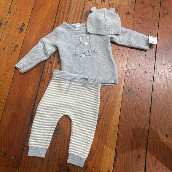 3 piece knit set - 12M