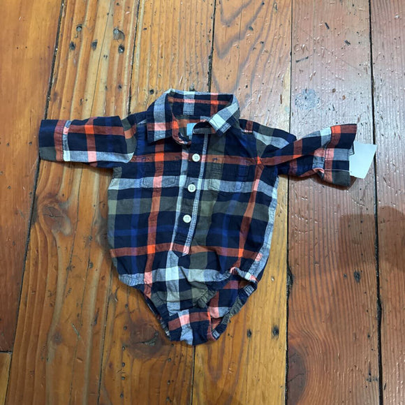 Collared Onesie 0-3M