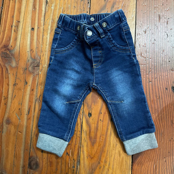Denim Joggers - 3-6M