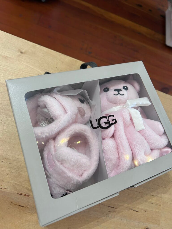 Booties and Lovey - size 2/3