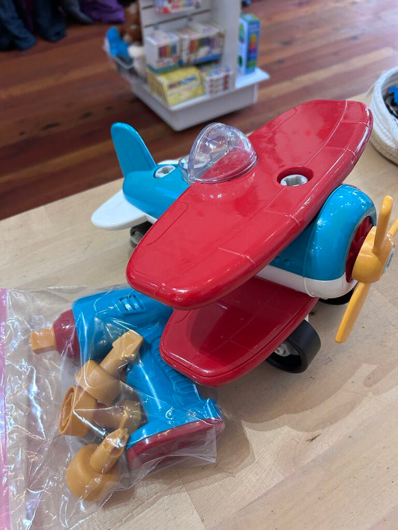 Battat Take-Apart Airplane Toy Vehicle Playset