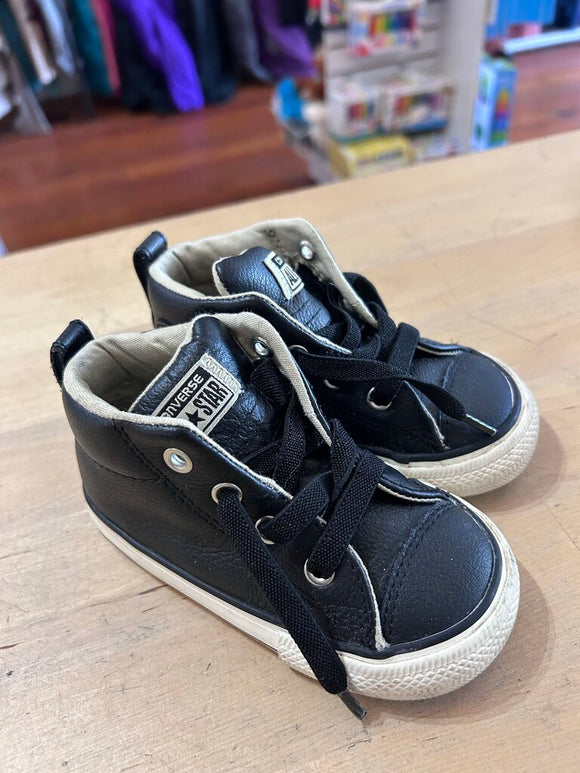 Leather hightops - 6