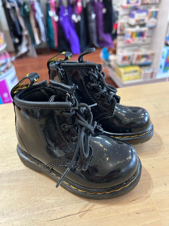 Patent leather boots - 6