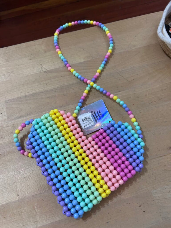 Heartbead crossbody purse