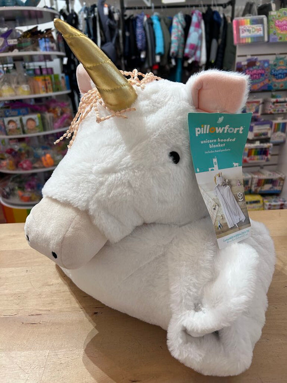 Pillowfort Unicorn Headed Blanket - New