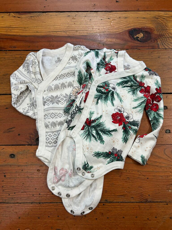 2pk Onesies - 0-3M