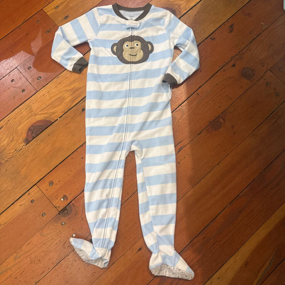 Footed fleece PJs - 5T