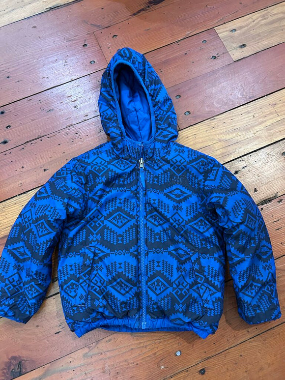 Reversible jacket - solid side has spots - 5T