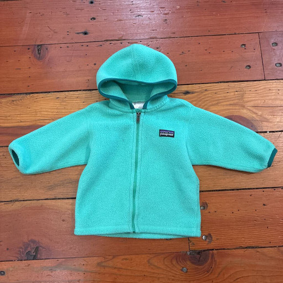 Fleece Hoodie - 6M - few tiny spots