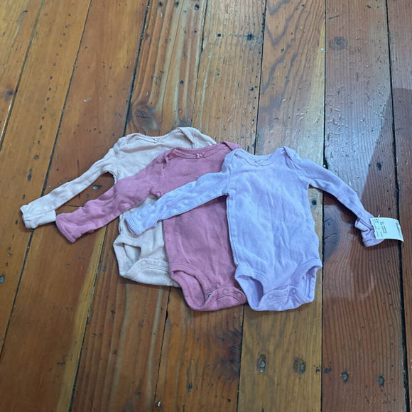 3pk Onesies - nb