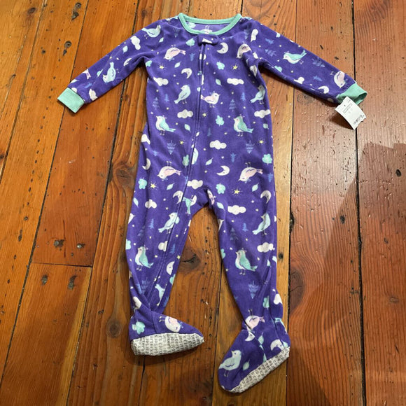Fleece Footed Pjs - 2T
