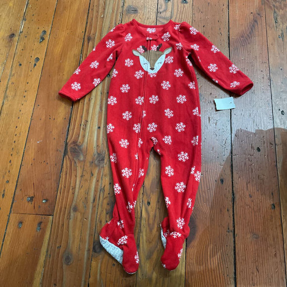 Fleece Footed Pjs - 2T