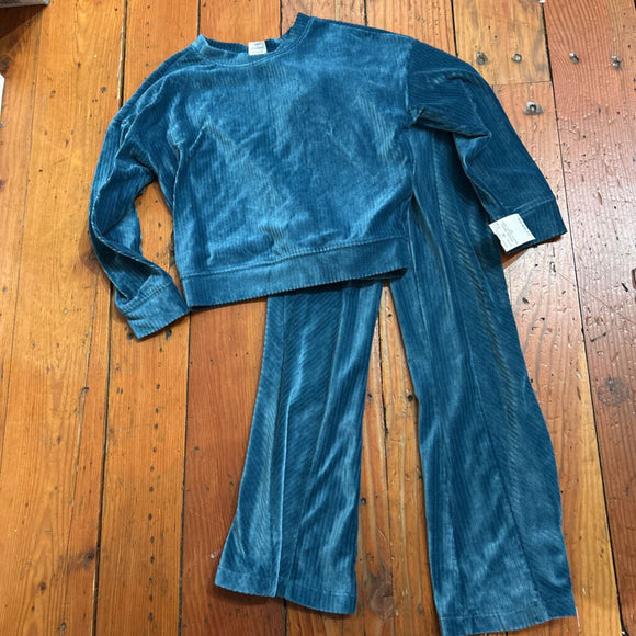 2piece velour outfit - 6X