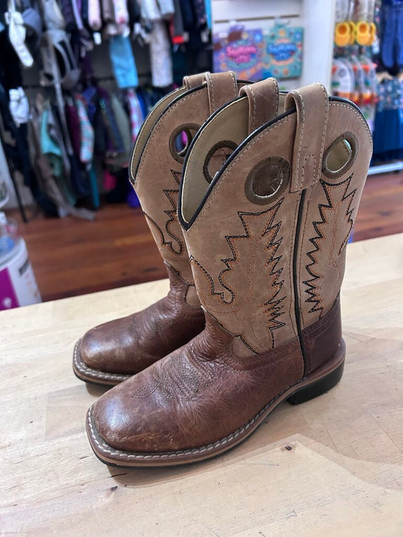 Leather cowboy boots - 13