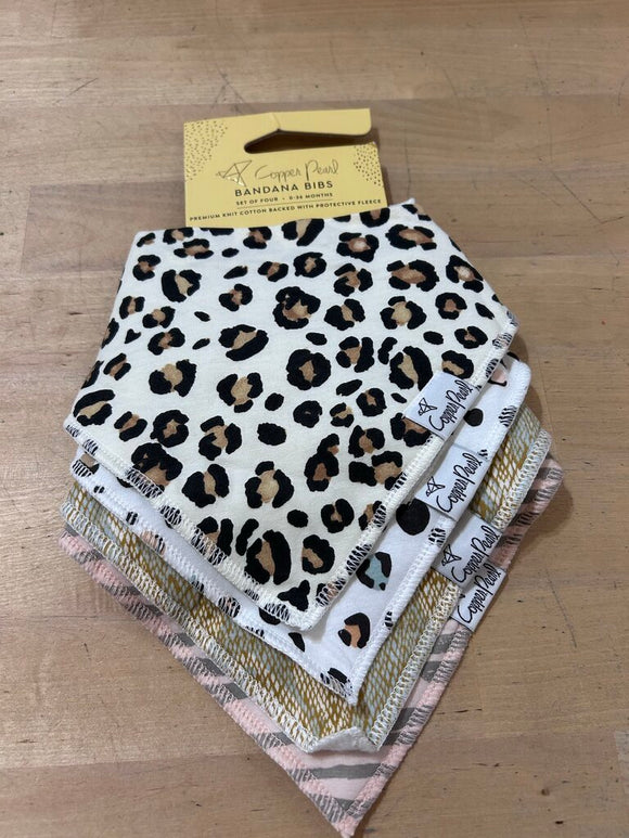 4 pack bandana bibs - new