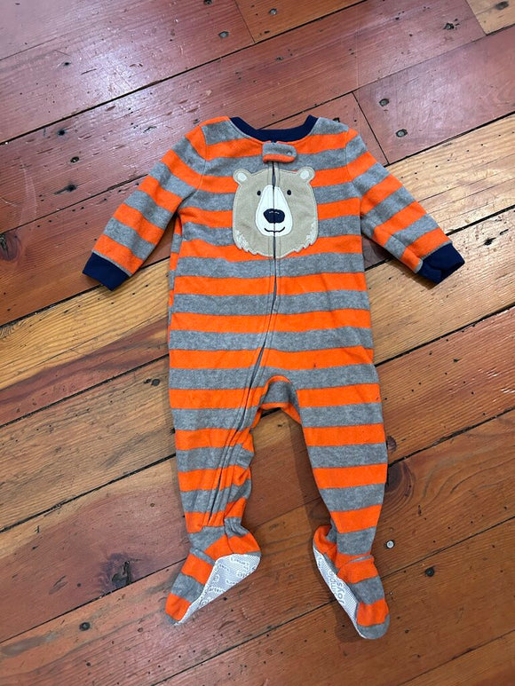 Fleece footed Pjs - 12M
