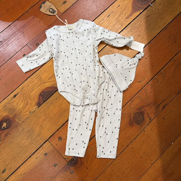 3pc Organic Outfit - 6-9M - NWT