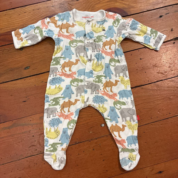 Cotton Magnetic Pjs - 3-6M